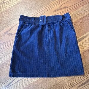 Navy Vero Moda Corduroy Skirt